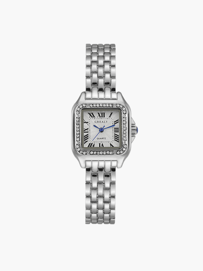 Vierkant Horloge Dames Vintage Quartz - Elise