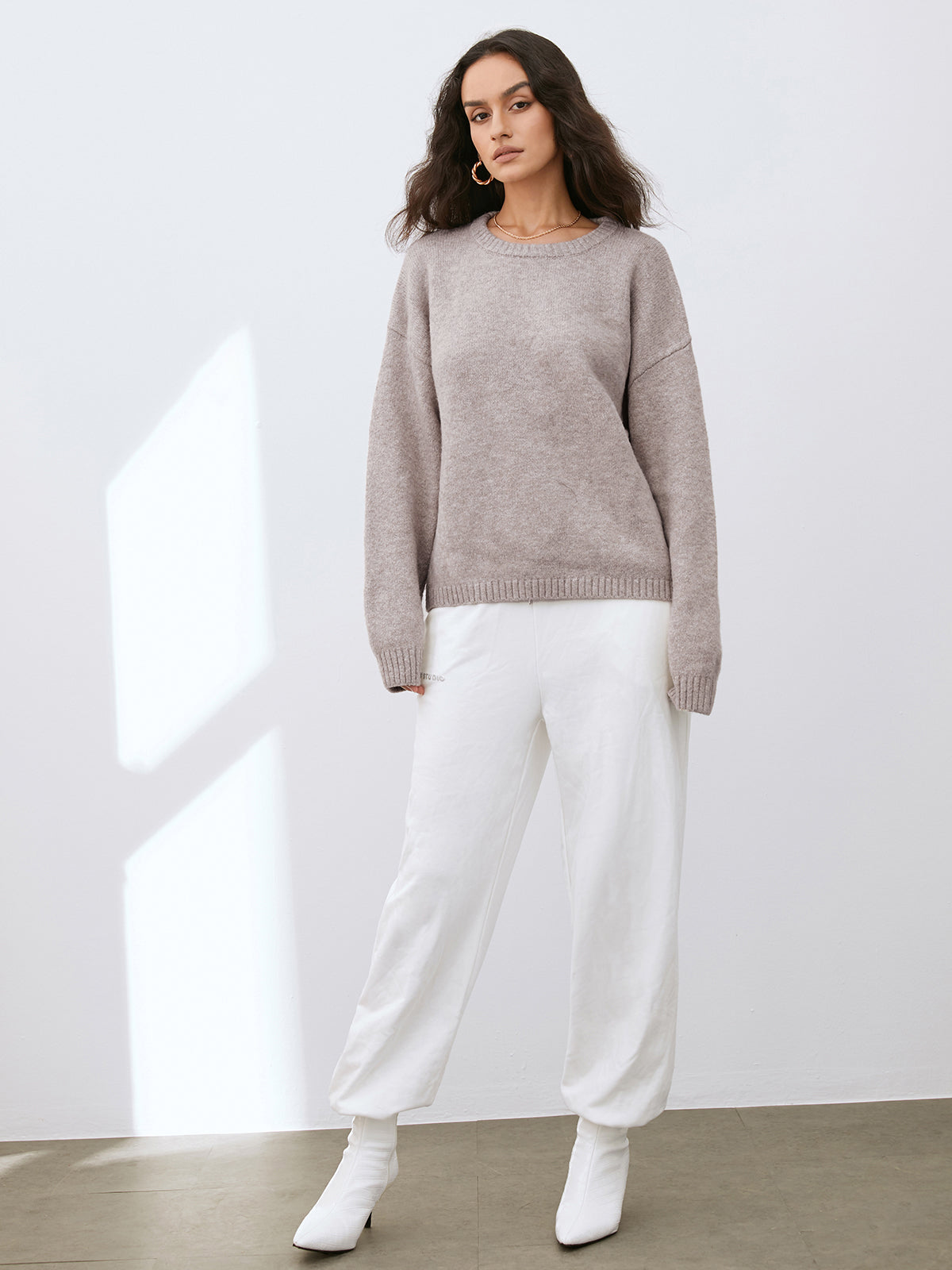 Warme gebreide sweater voor herfst en winter – Sophie