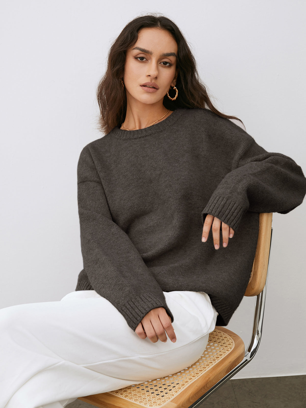 Warme gebreide damestrui voor herfst en winter – Ivy