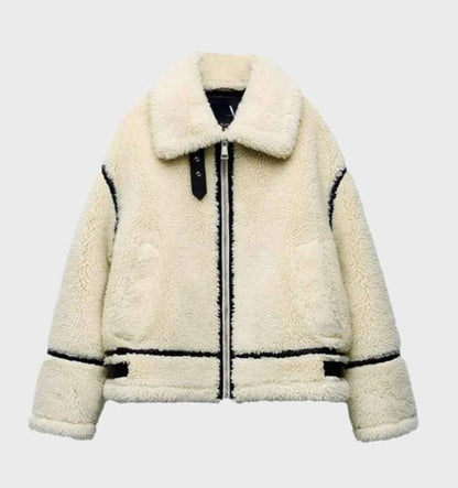 Oversized Fleecejas Met Ritssluiting – Elena