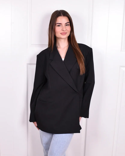 Oversized damesblazer met luxe pasvorm en stijl – Noriva