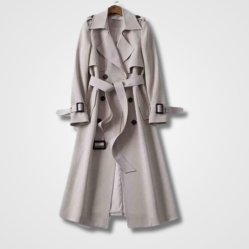 Tijdloze trenchcoat met waterafstotende stof – Emilia