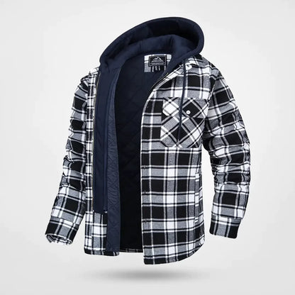 Gestepelde Winterjas voor Warmte en Bescherming – Andrea