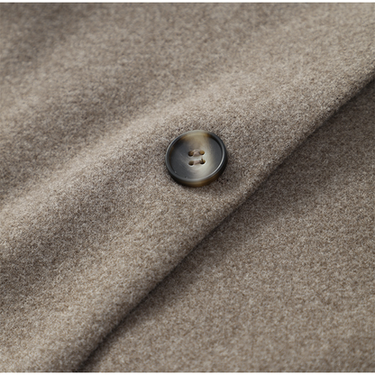 Oversized knoopjas met V-hals voor de herfst – Elise