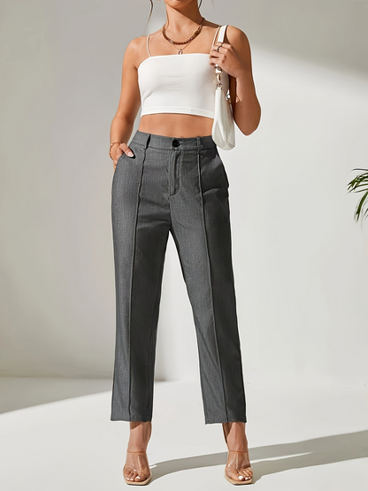 Hoge taille flared broek voor dames – Emma