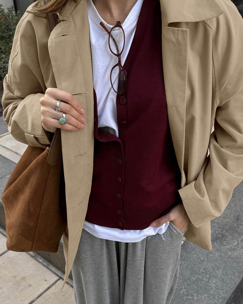 Korte trenchcoat windjack voor dames – Esmée