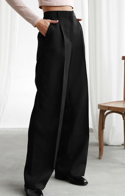 Hoge taille wijde broek voor elke gelegenheid – Sophie