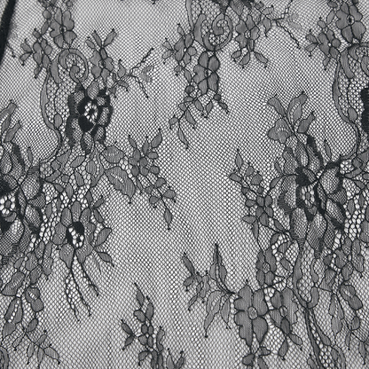 Transparante Brokaat Blouse Zwart voor Dames – Sophie