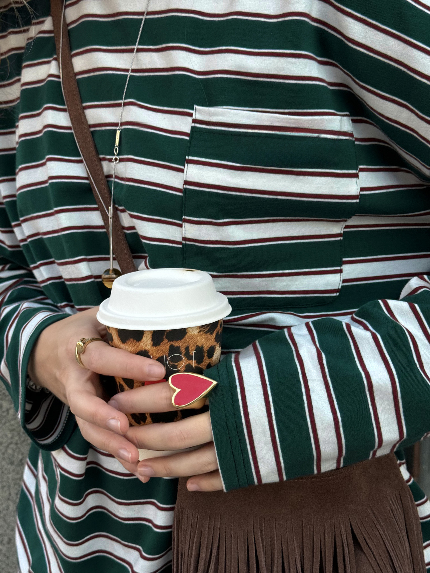 Oversized gestreepte dames top met lange mouwen – Lisa