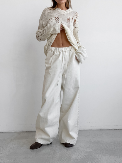 Hoge taille rechte broek voor dames – Sophie