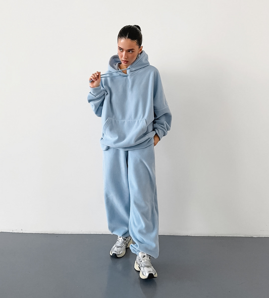Oversized Lounge Jogger Set met Zakken voor Dames – Sophie