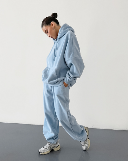 Oversized Lounge Jogger Set met Zakken voor Dames – Sophie