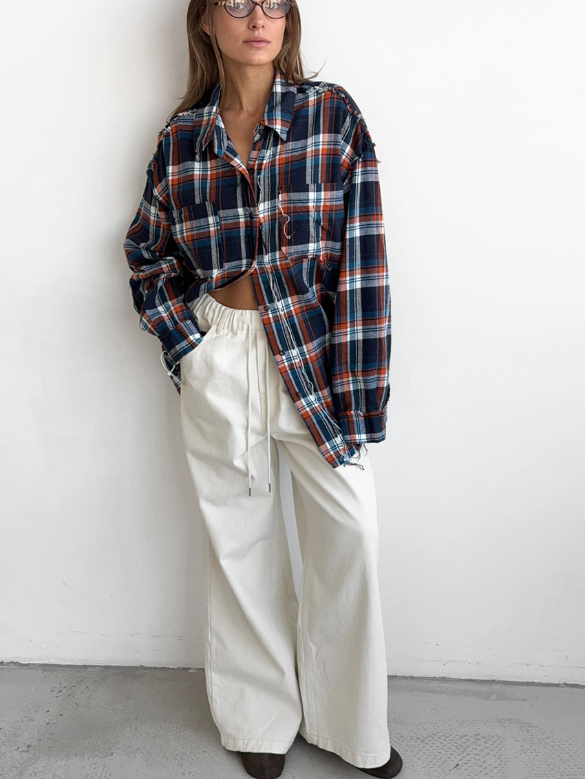 Hoge taille rechte broek voor dames – Sophie