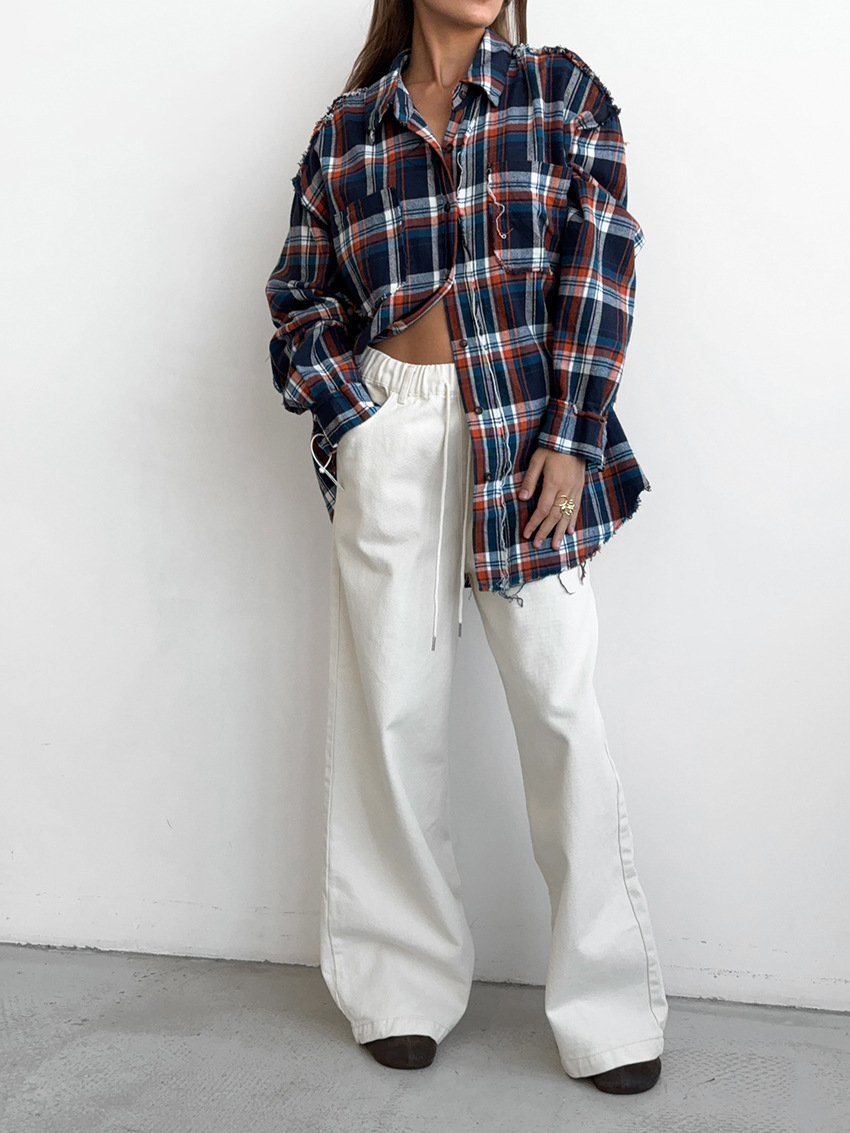 Hoge taille rechte broek voor dames – Sophie