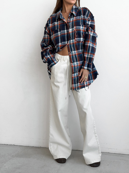Hoge taille rechte broek voor dames – Sophie