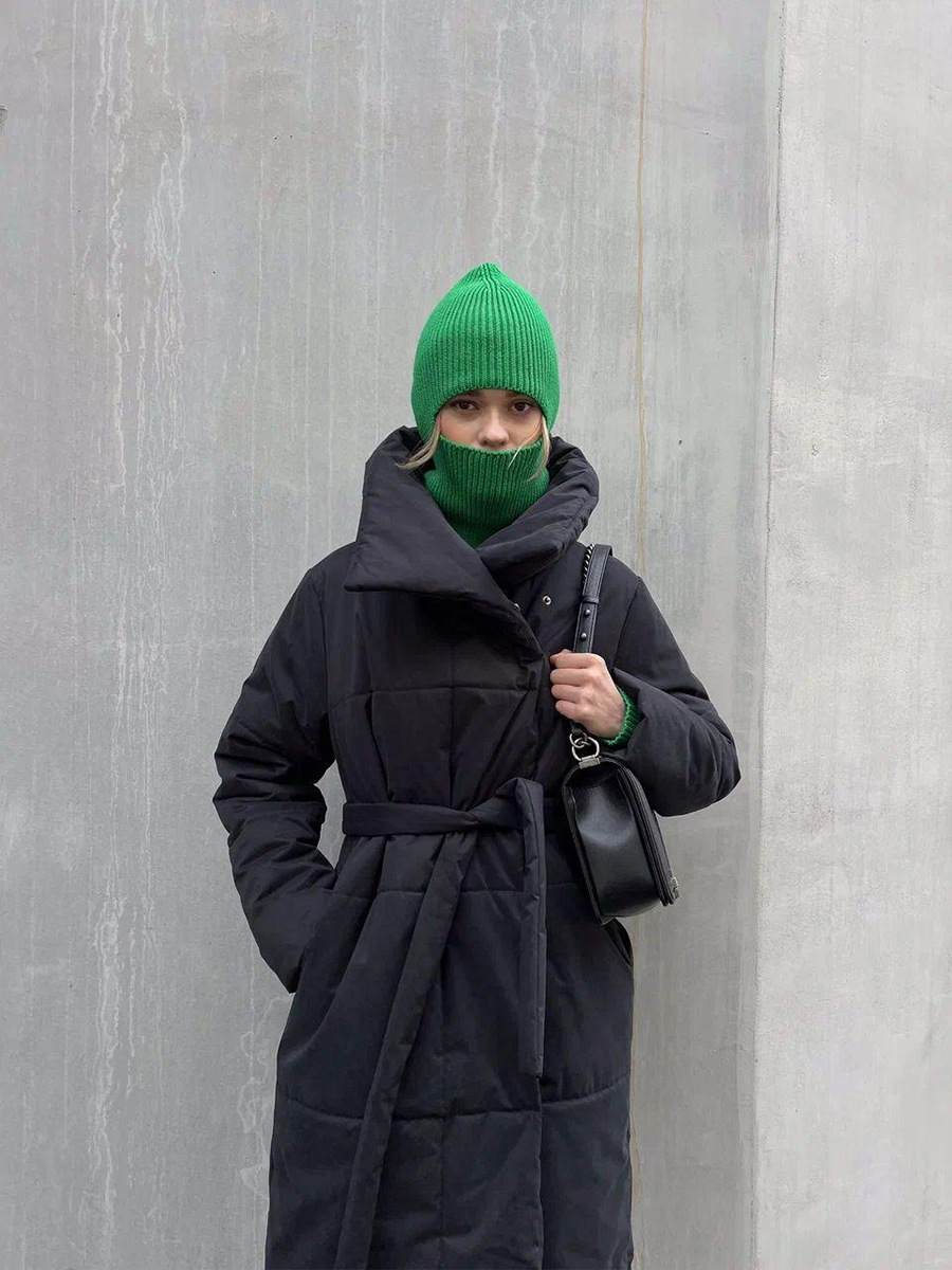 Winddichte Lange Dames Puffer Parka voor Winter – Sara