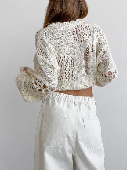 Hoge taille rechte broek voor dames – Sophie