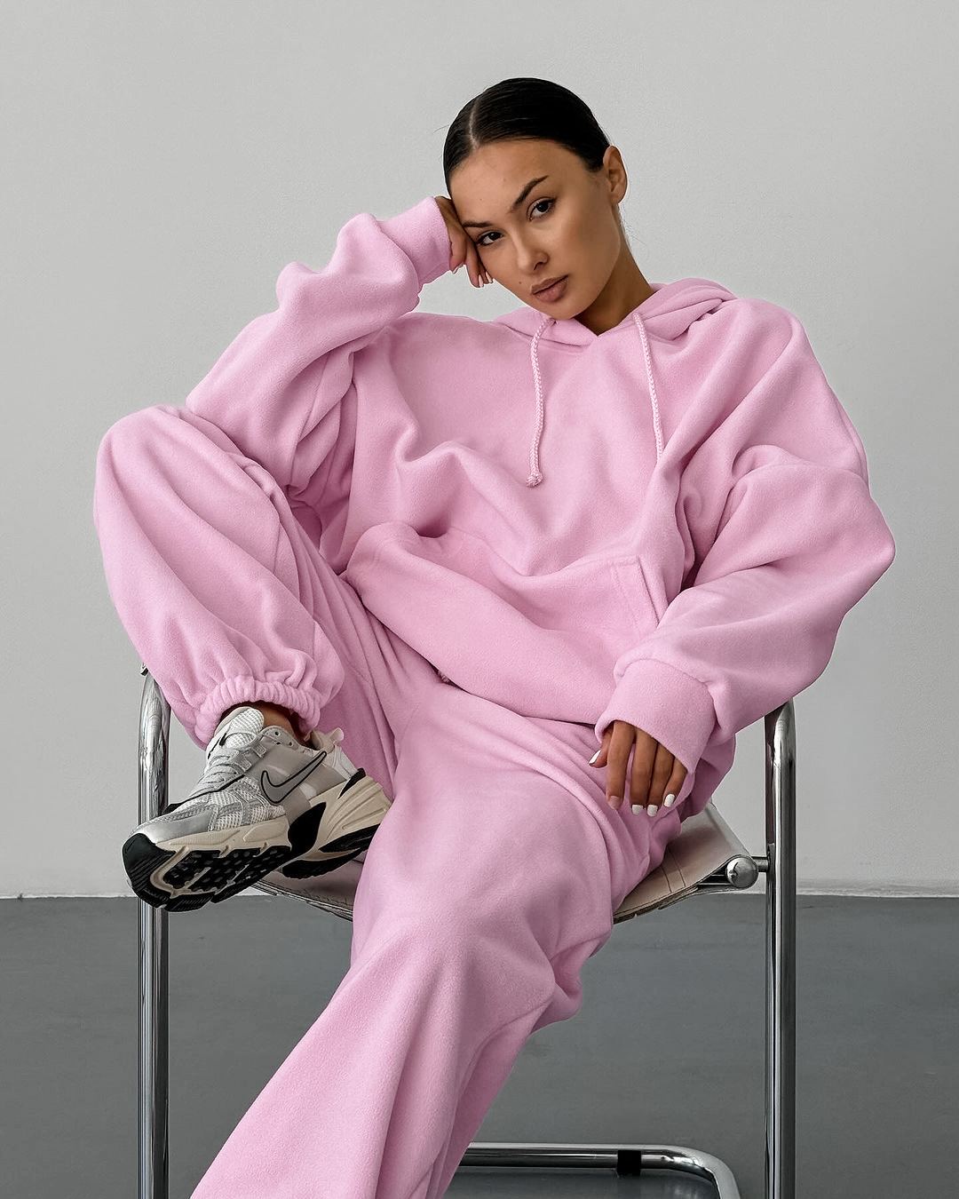 Oversized Lounge Jogger Set met Zakken voor Dames – Sophie