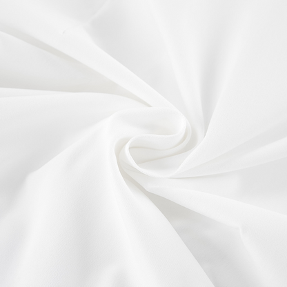Witte shirtjurk romper met knopen en riem – Laura