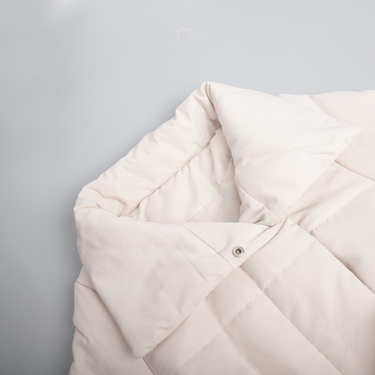 Winddichte Lange Dames Puffer Parka voor Winter – Sara