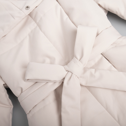Winddichte Lange Dames Puffer Parka voor Winter – Sara