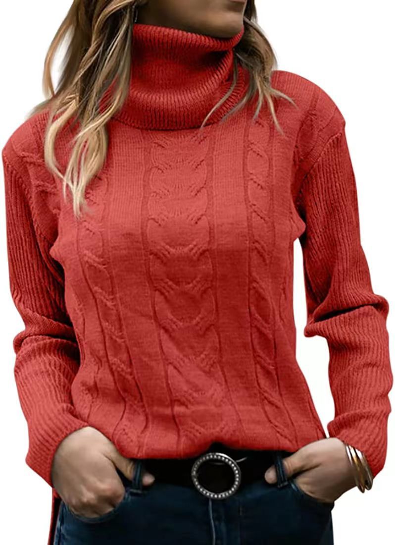Warme Coltrui met Gedraaid Garen voor Winter – Odette