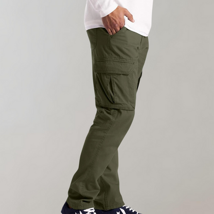 Comfortabele Effen Cargo Broek voor Heren – Ruben