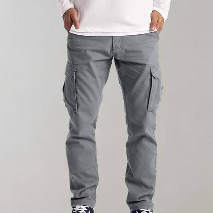 Comfortabele Effen Cargo Broek voor Heren – Ruben