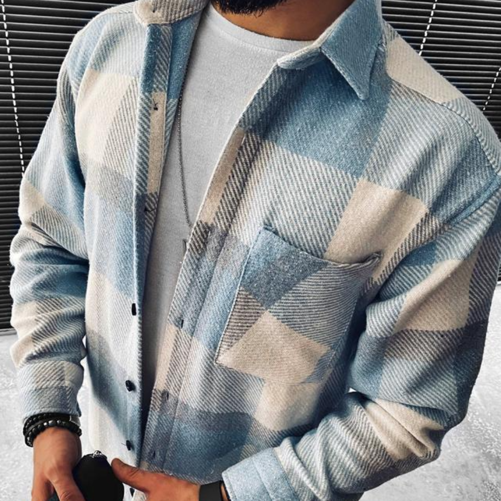 Casual Geruit Overhemd met Lange Mouwen – Tom