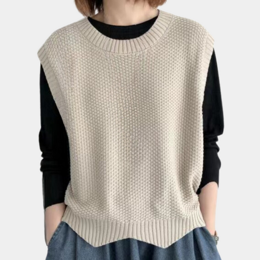 Elegant gebreid damesvest voor elke gelegenheid – Olivia