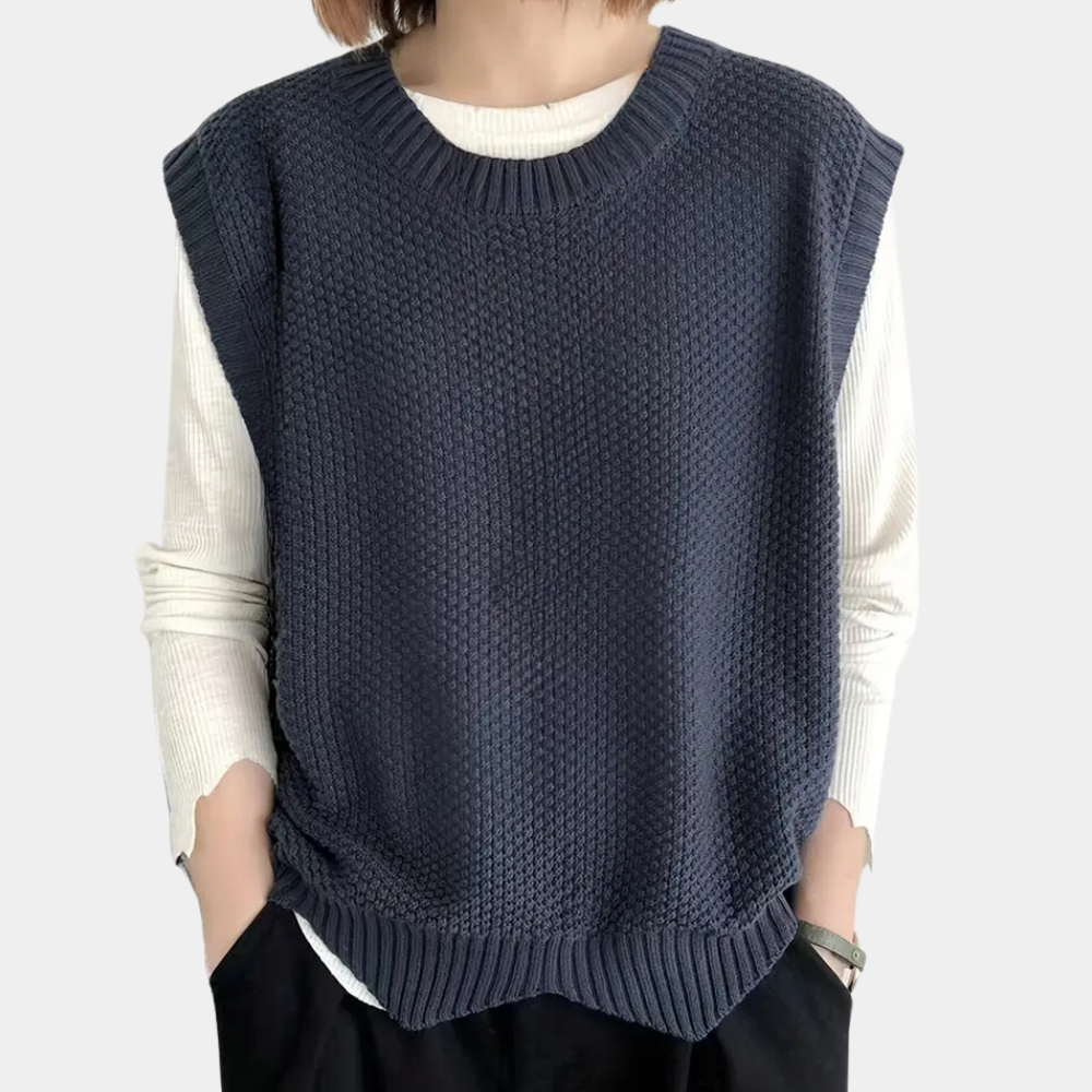 Elegant gebreid damesvest voor elke gelegenheid – Olivia