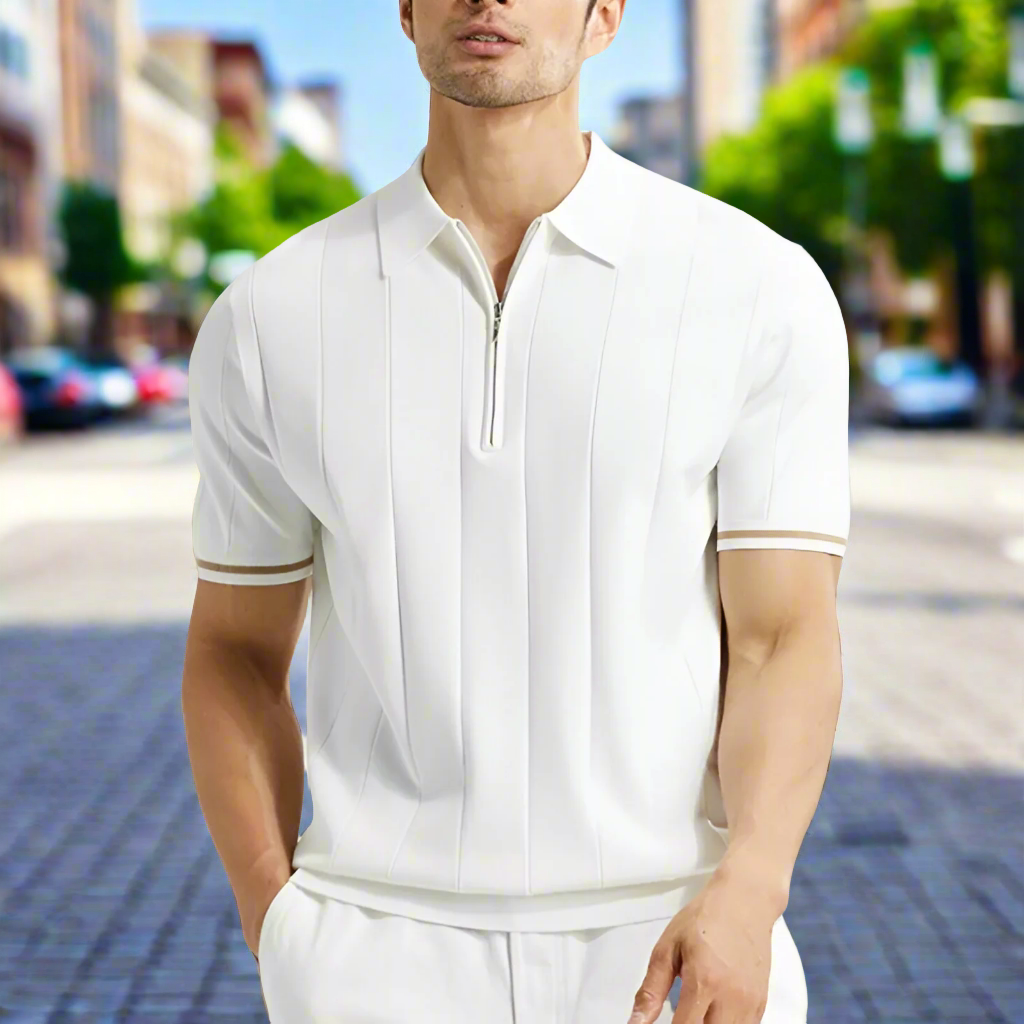 Polo Shirt Heren Klassiek Superzacht Korte Mouw – Lars
