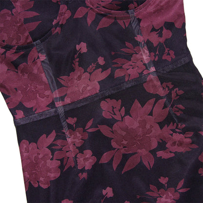 Maxi jurk met bloemenprint en retro pasvorm – Mila