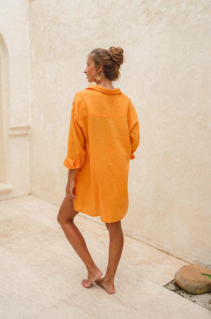 Linnen dames blouse oversized zomer – Sofie