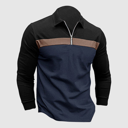 Polo Shirt Heren Klassiek met Ritssluiting – Thijs