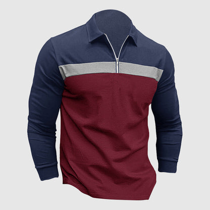 Polo Shirt Heren Klassiek met Ritssluiting – Thijs