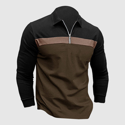 Polo Shirt Heren Klassiek met Ritssluiting – Thijs