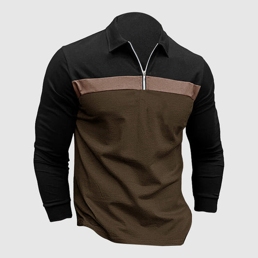 Polo Shirt Heren Klassiek met Ritssluiting – Thijs