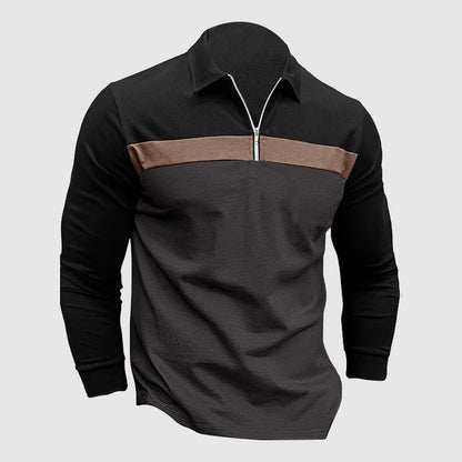 Polo Shirt Heren Klassiek met Ritssluiting – Thijs