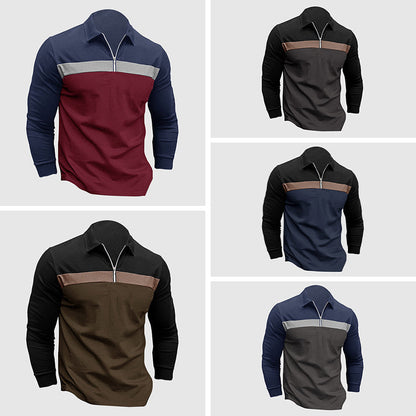 Polo Shirt Heren Klassiek met Ritssluiting – Thijs