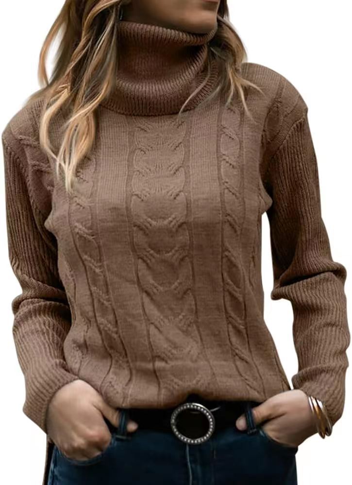 Warme Coltrui met Gedraaid Garen voor Winter – Odette