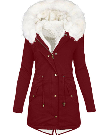 Warme Lange Winterjas voor Stijl en Comfort – Giulia