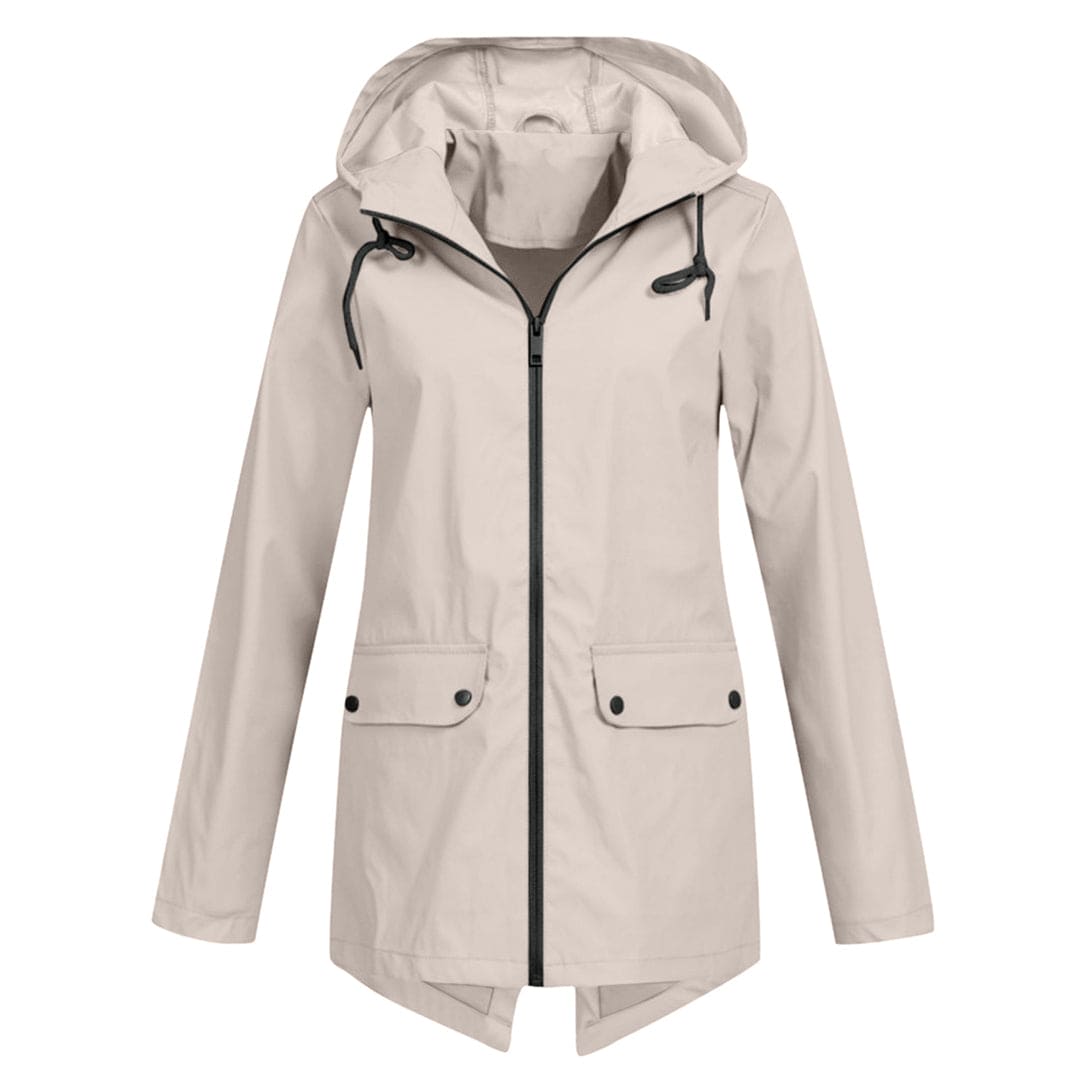 Waterdichte damesregenjas met capuchon – Ottoline