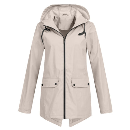Waterdichte damesregenjas met capuchon – Ottoline