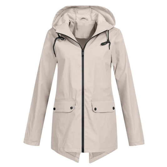 Waterdichte damesregenjas met capuchon – Ottoline
