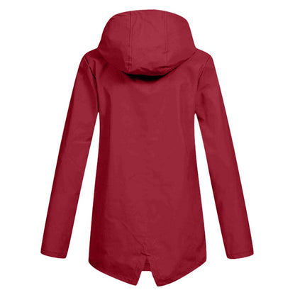 Waterdichte damesregenjas met capuchon – Ottoline