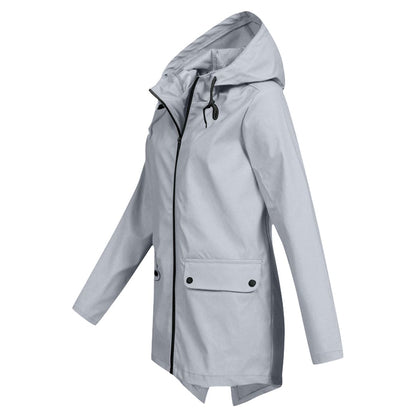 Waterdichte damesregenjas met capuchon – Ottoline