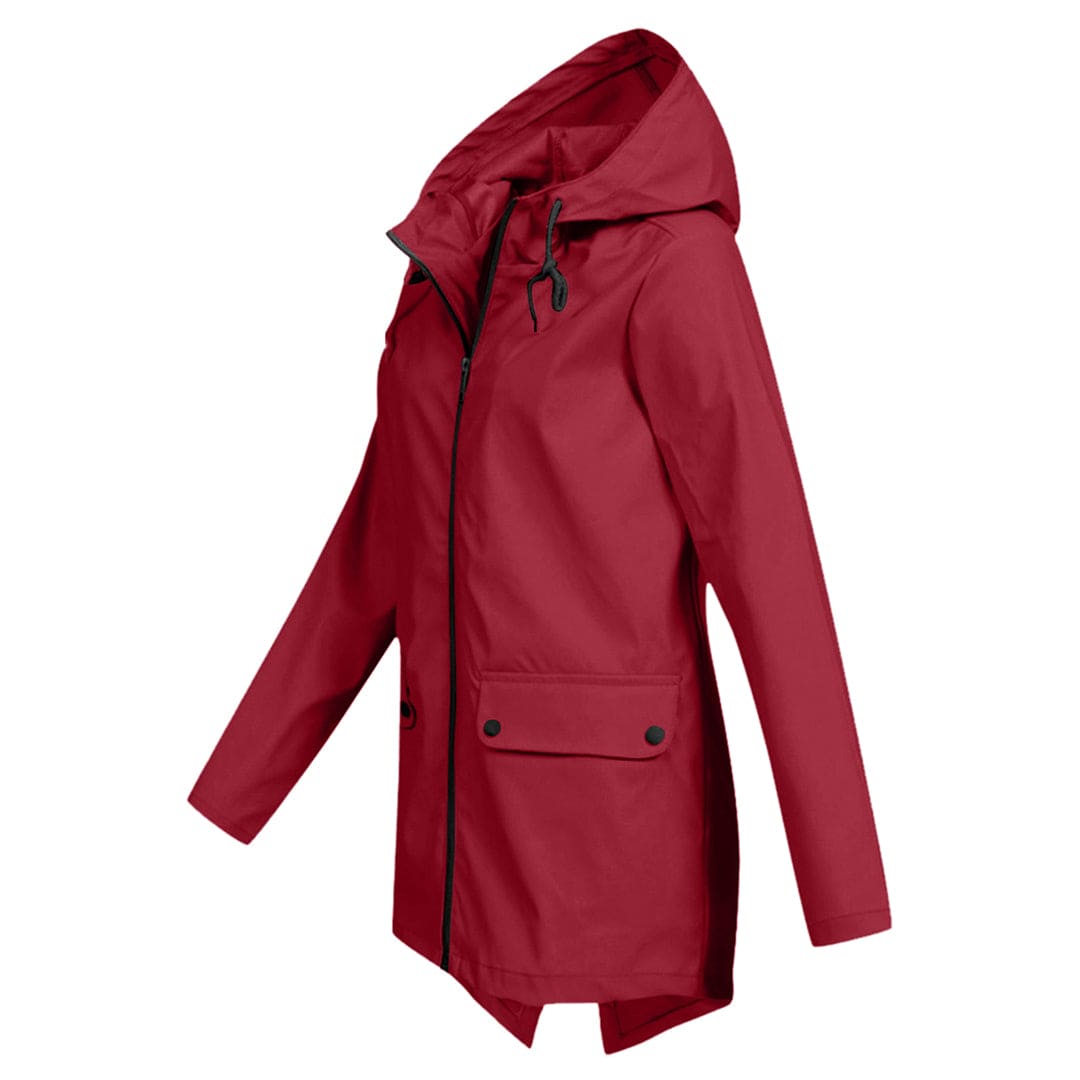 Waterdichte damesregenjas met capuchon – Ottoline