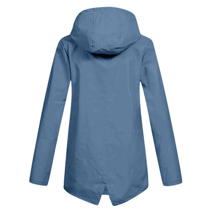 Waterdichte damesregenjas met capuchon – Ottoline