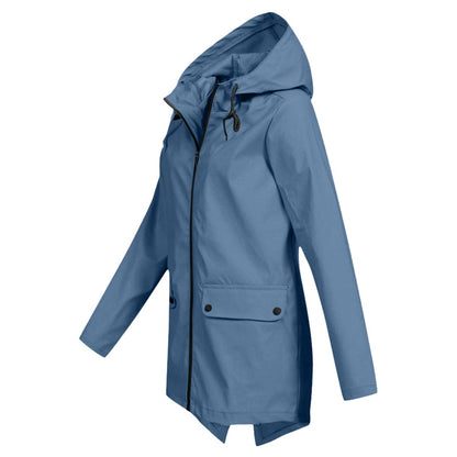 Waterdichte damesregenjas met capuchon – Ottoline